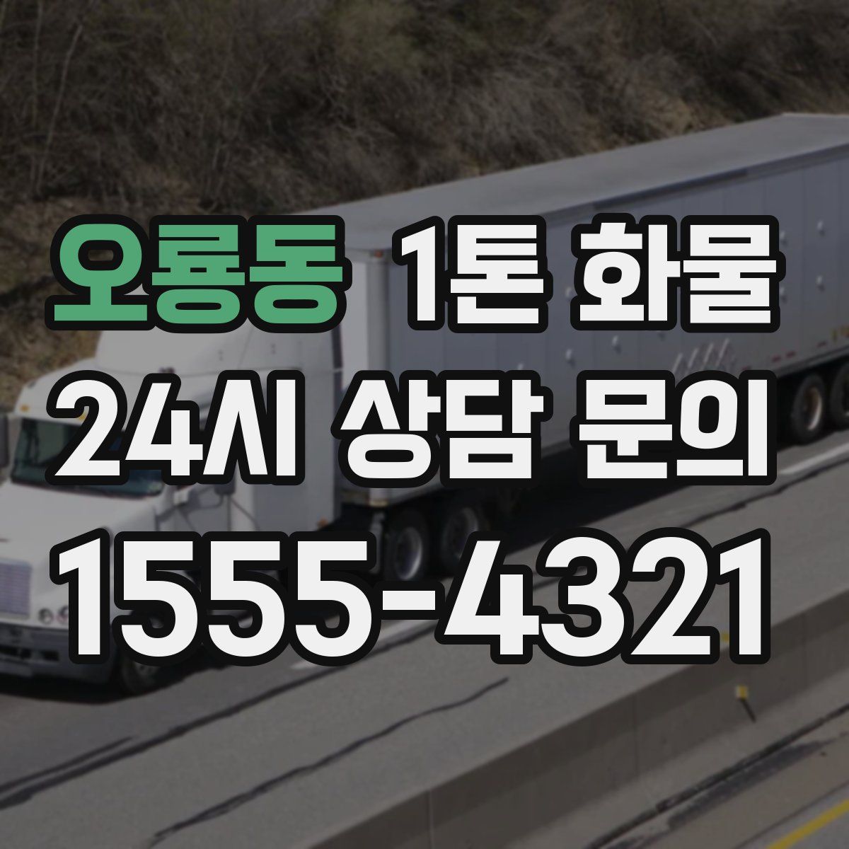 오룡동 1톤 화물