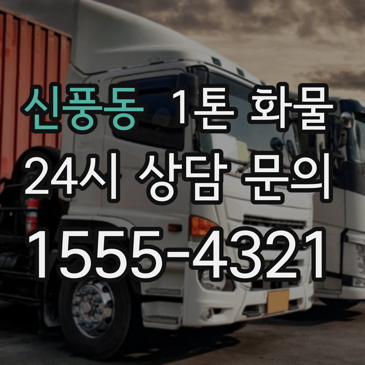 신풍동 1톤 화물