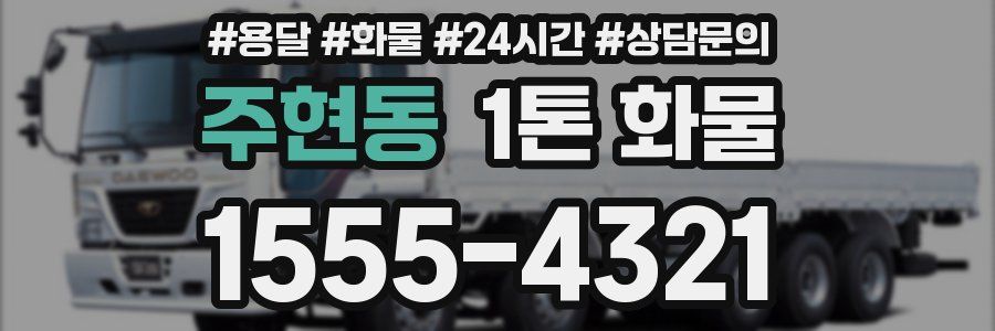 주현동 1톤 화물
