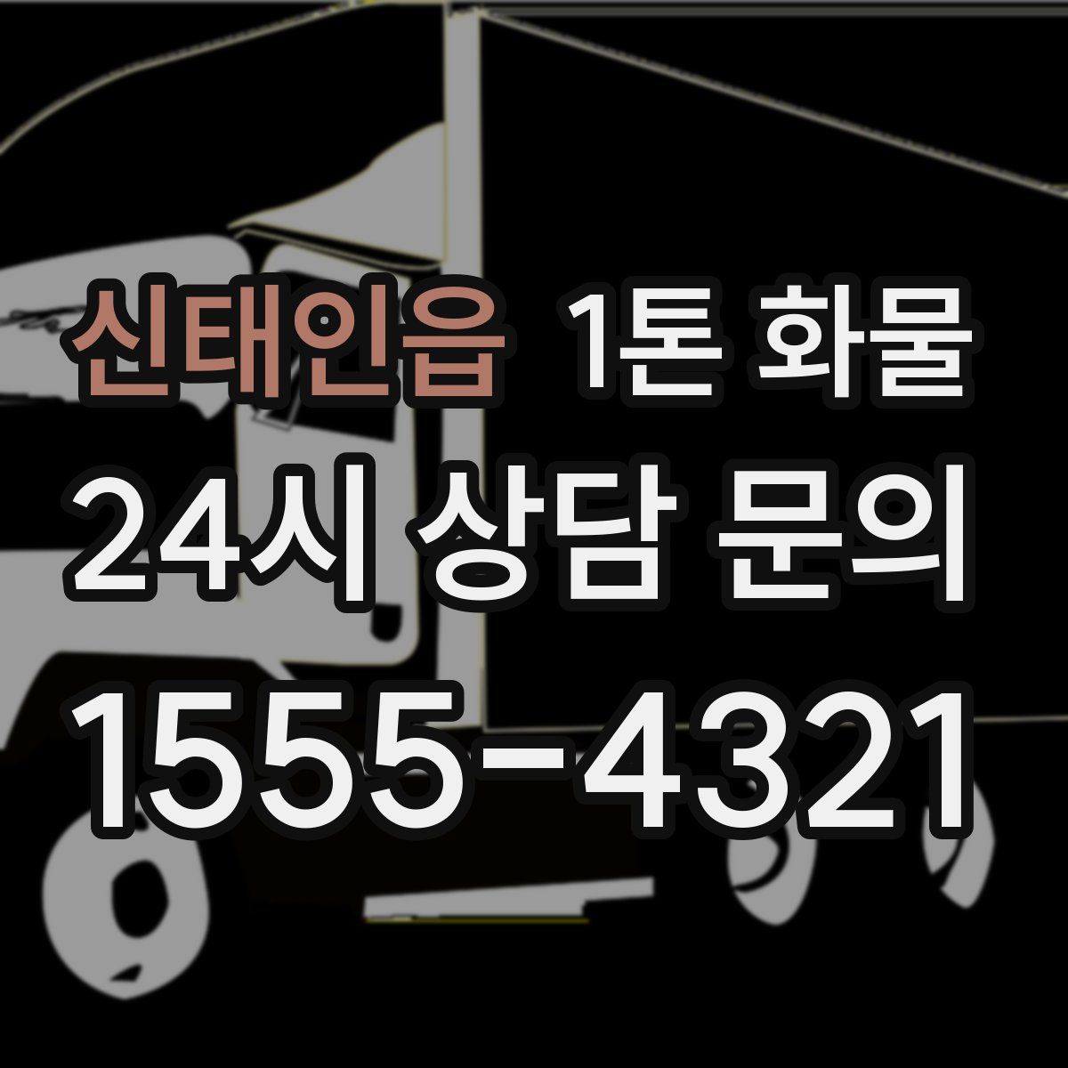 신태인읍 1톤 화물