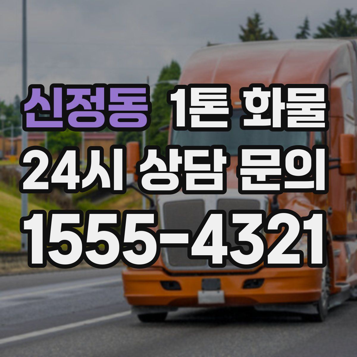 신정동 1톤 화물