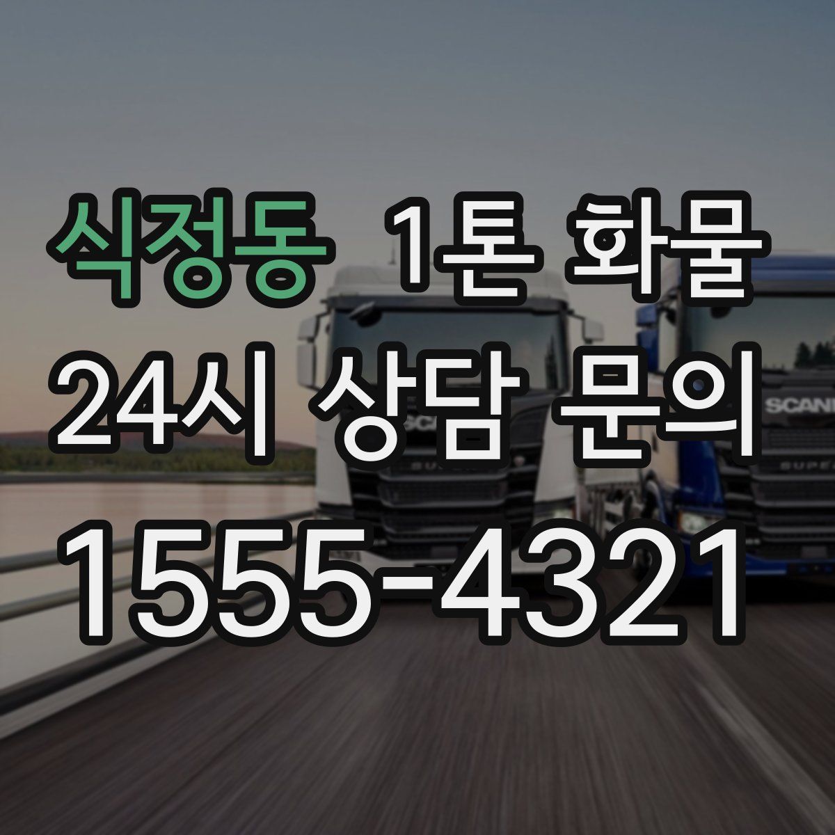 식정동 1톤 화물