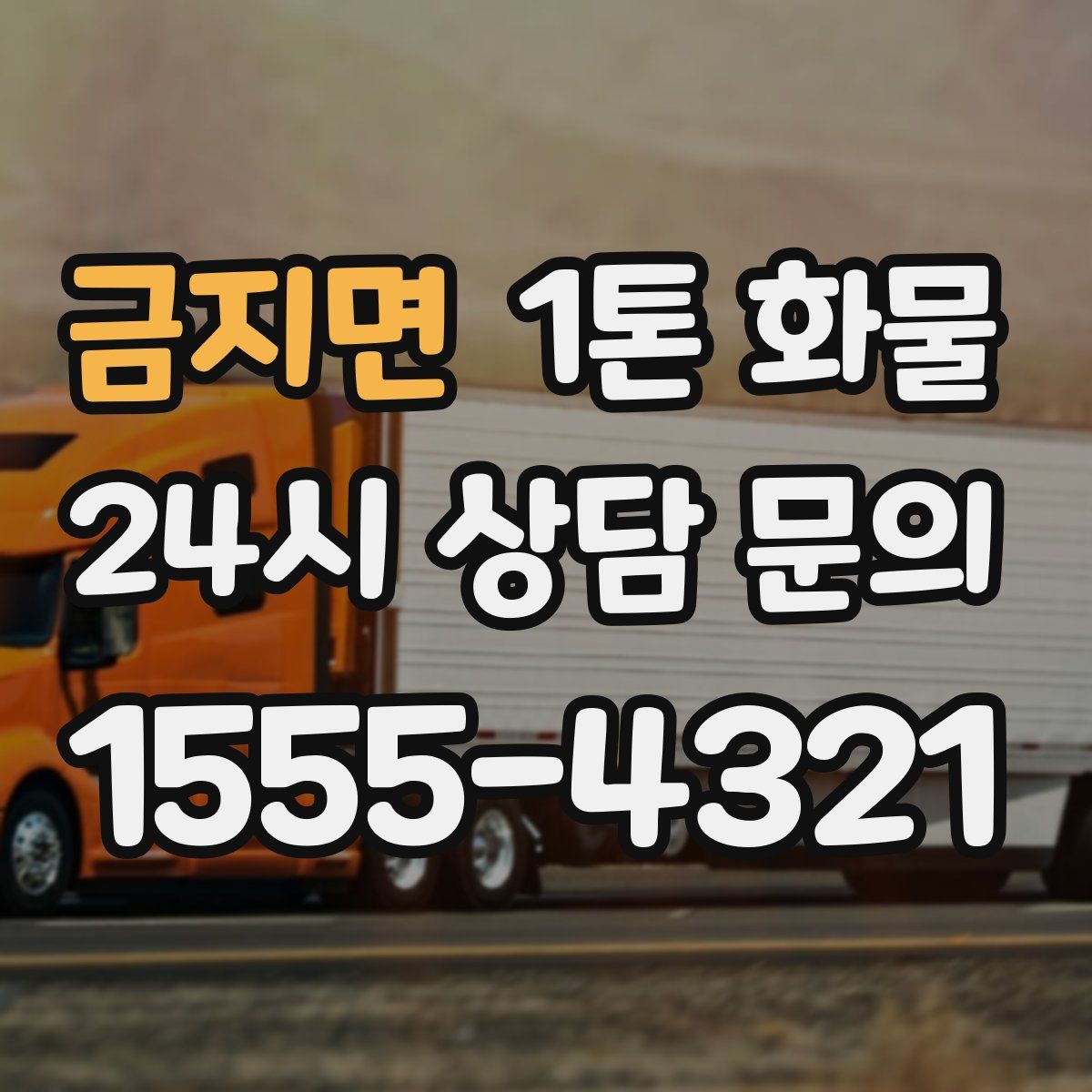 금지면 1톤 화물