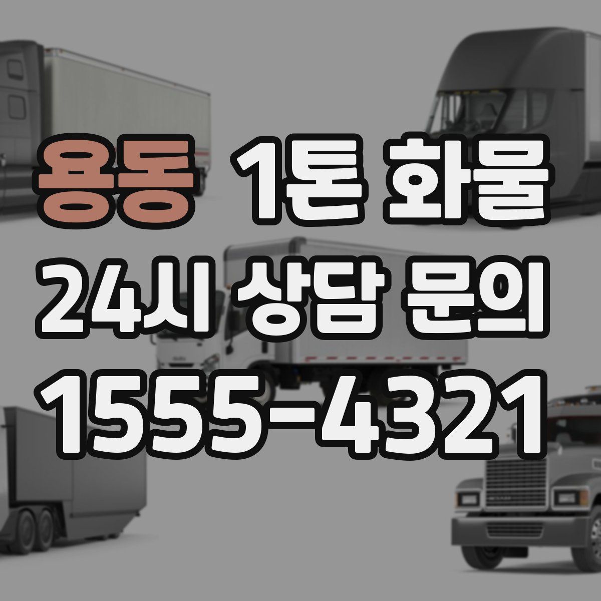용동 1톤 화물