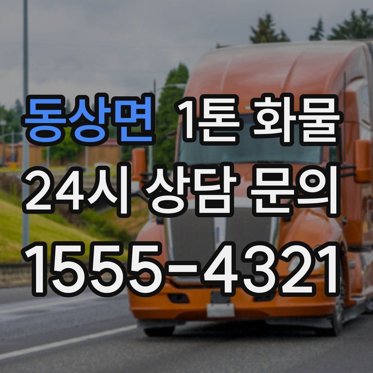 동상면 1톤 화물