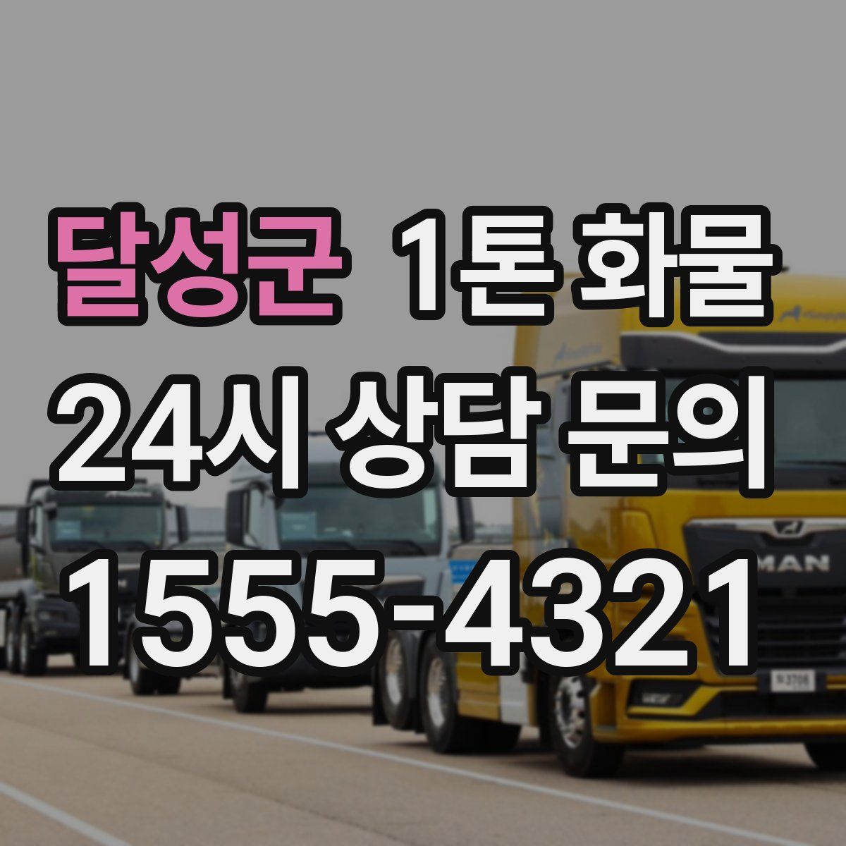 달성군 1톤 화물