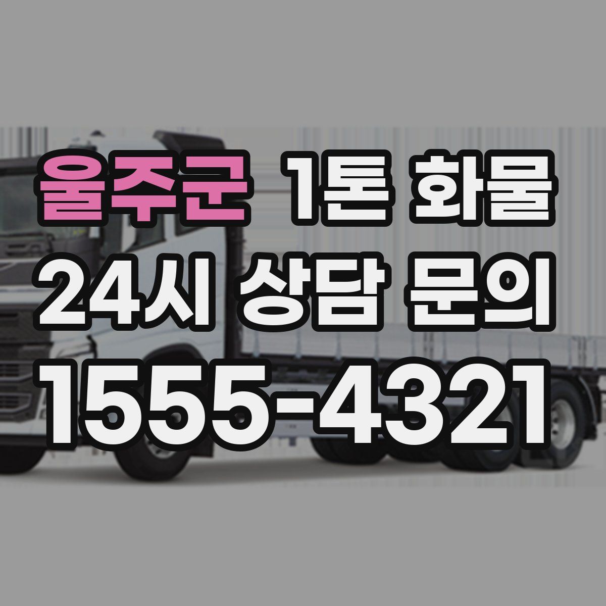 울주군 1톤 화물