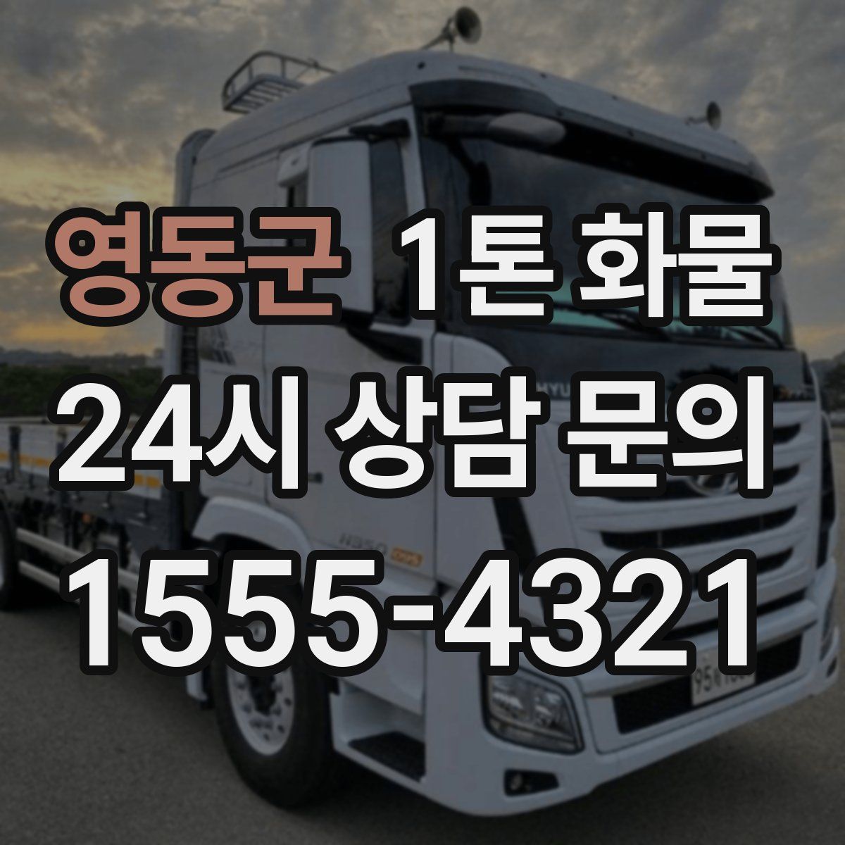 영동군 1톤 화물