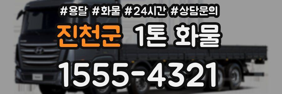 진천군 1톤 화물