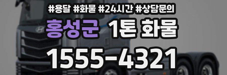 홍성군 1톤 화물
