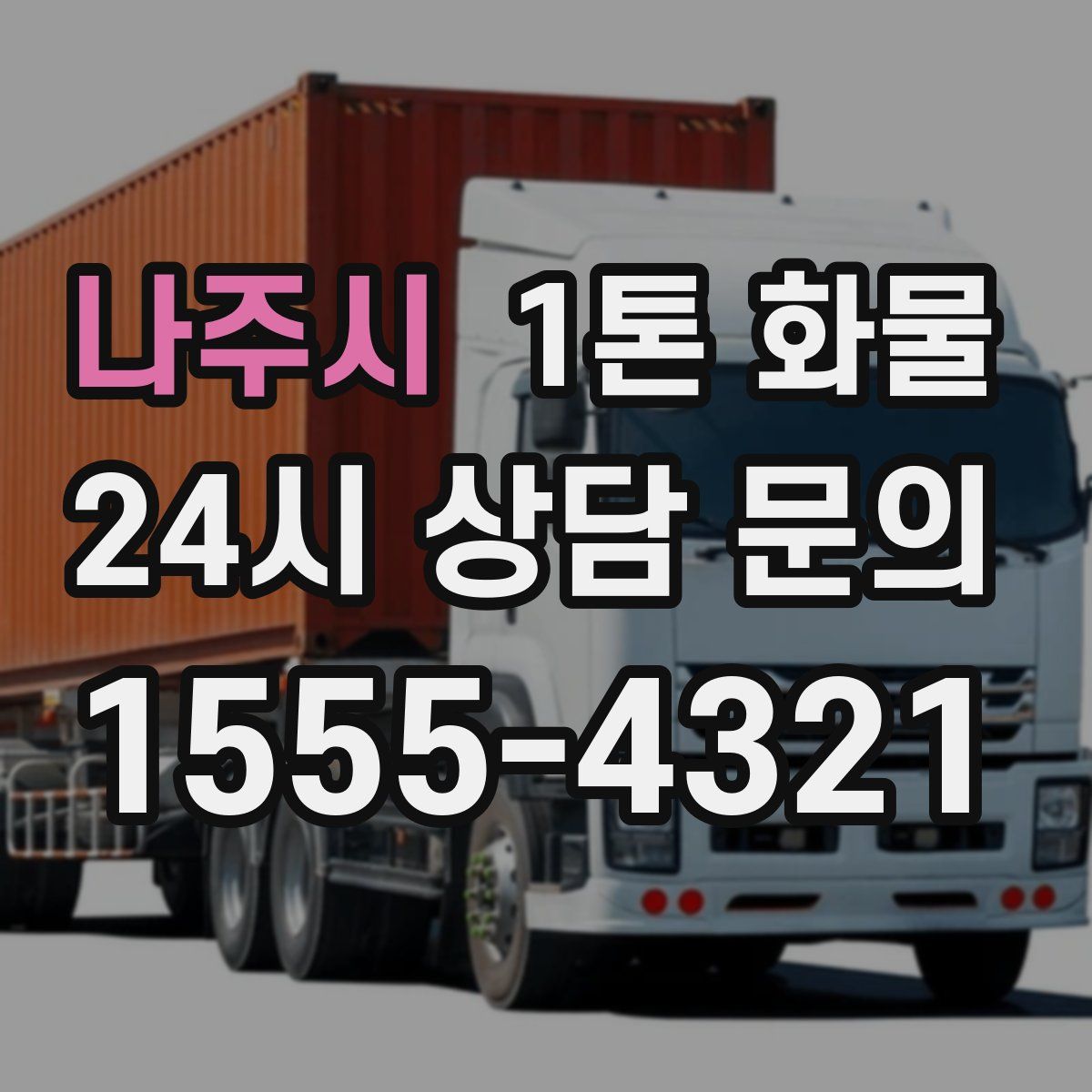 나주시 1톤 화물