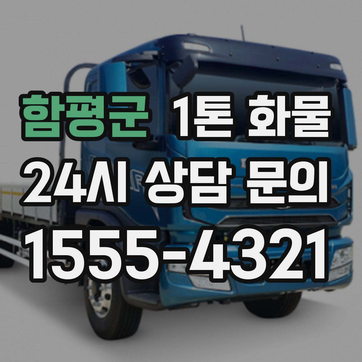 함평군 1톤 화물