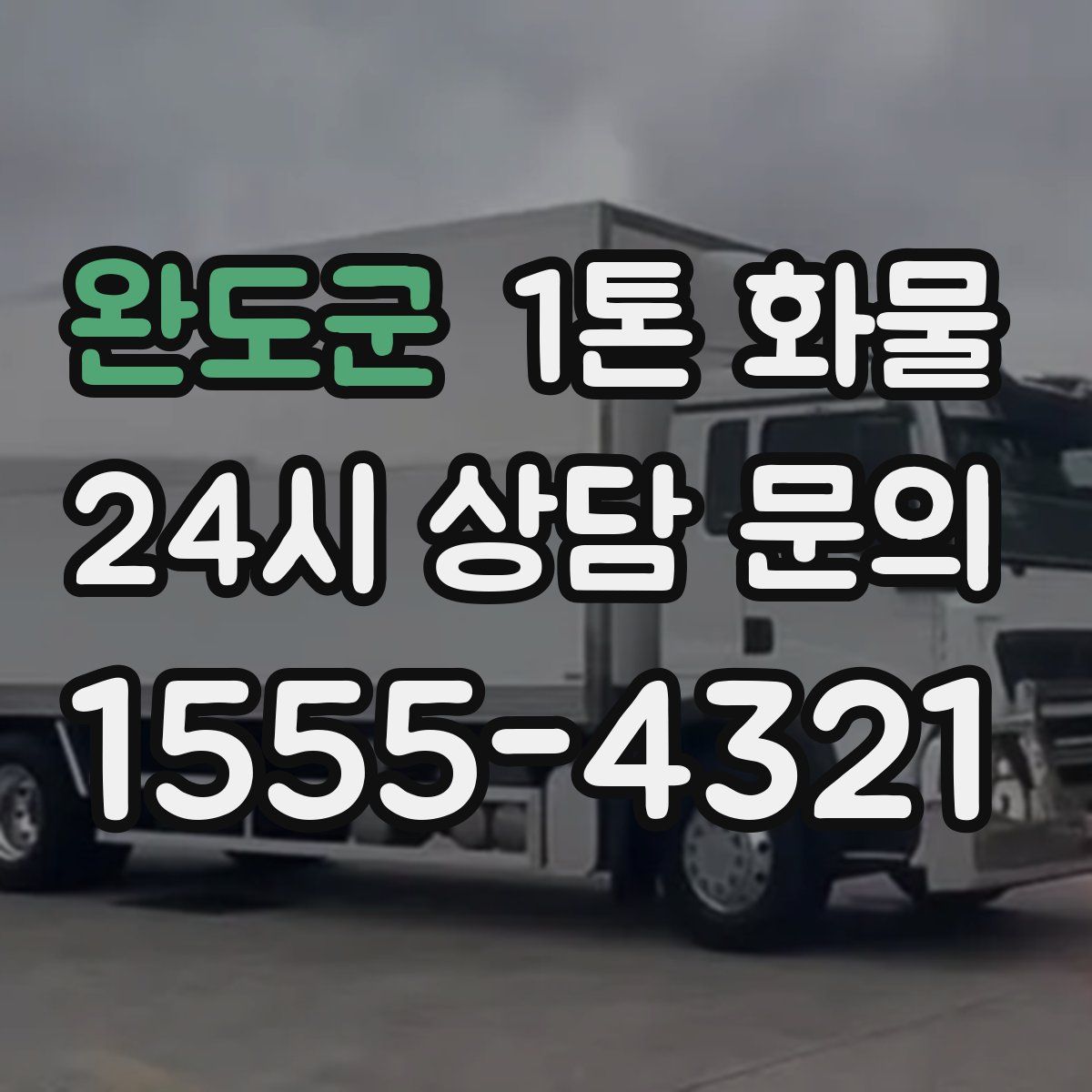 완도군 1톤 화물