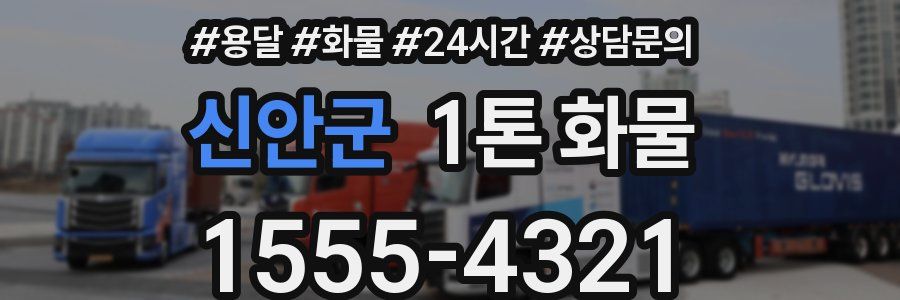 신안군 1톤 화물