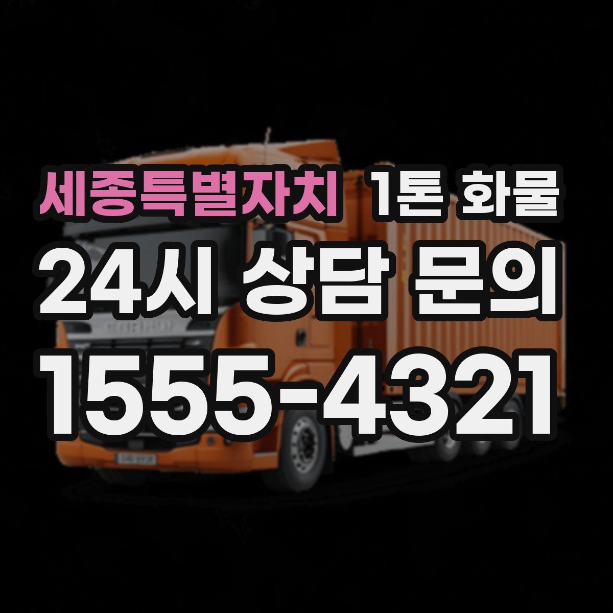 세종특별자치 1톤 화물