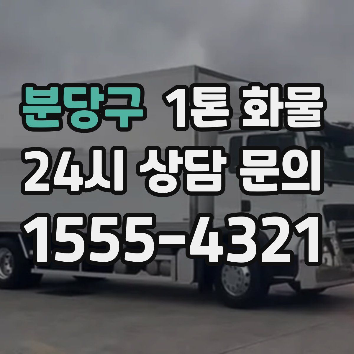 분당구 1톤 화물