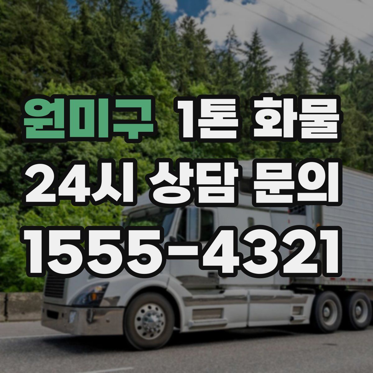원미구 1톤 화물