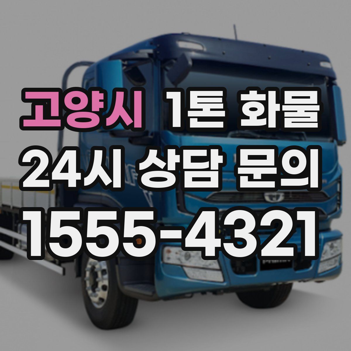 고양시 1톤 화물