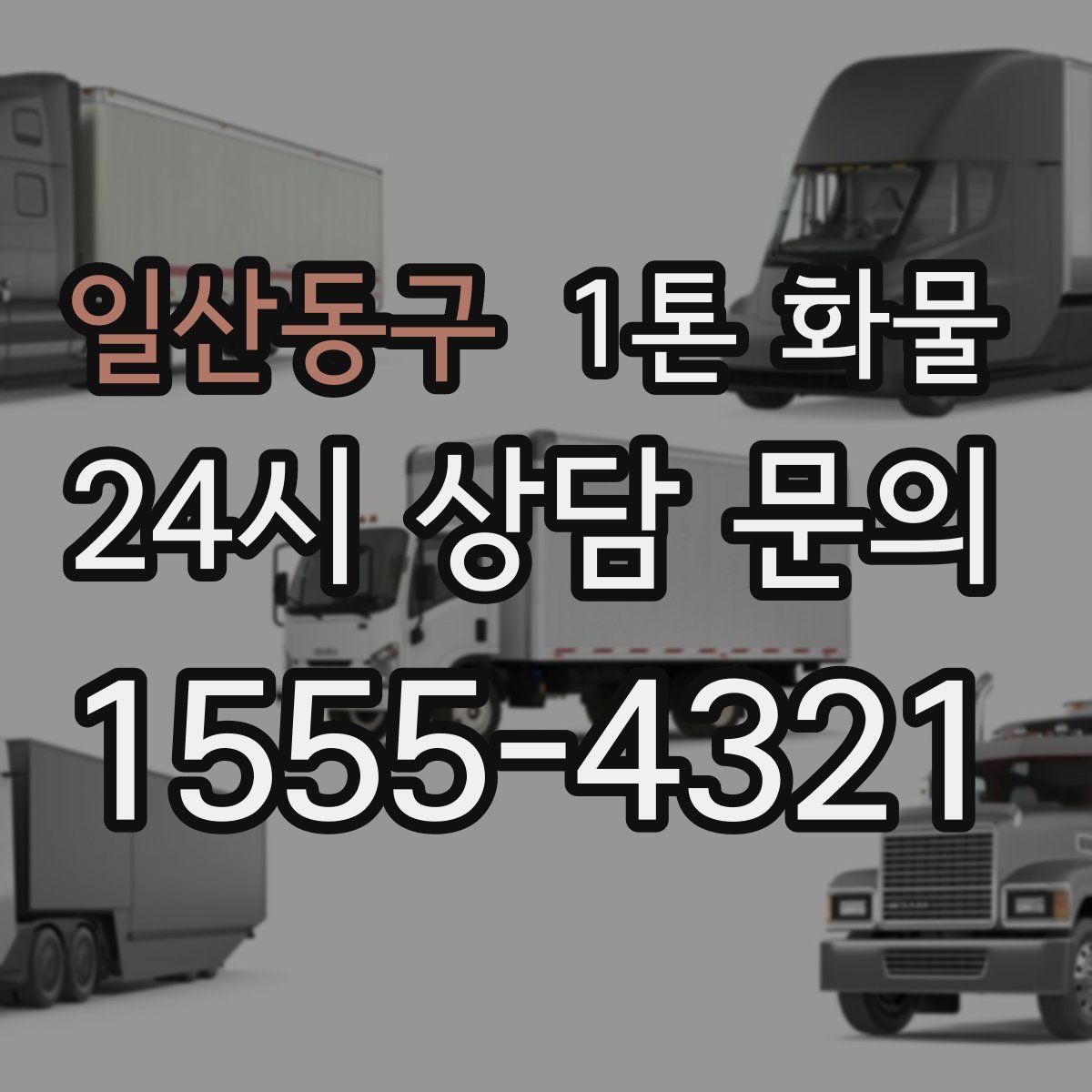 일산동구 1톤 화물