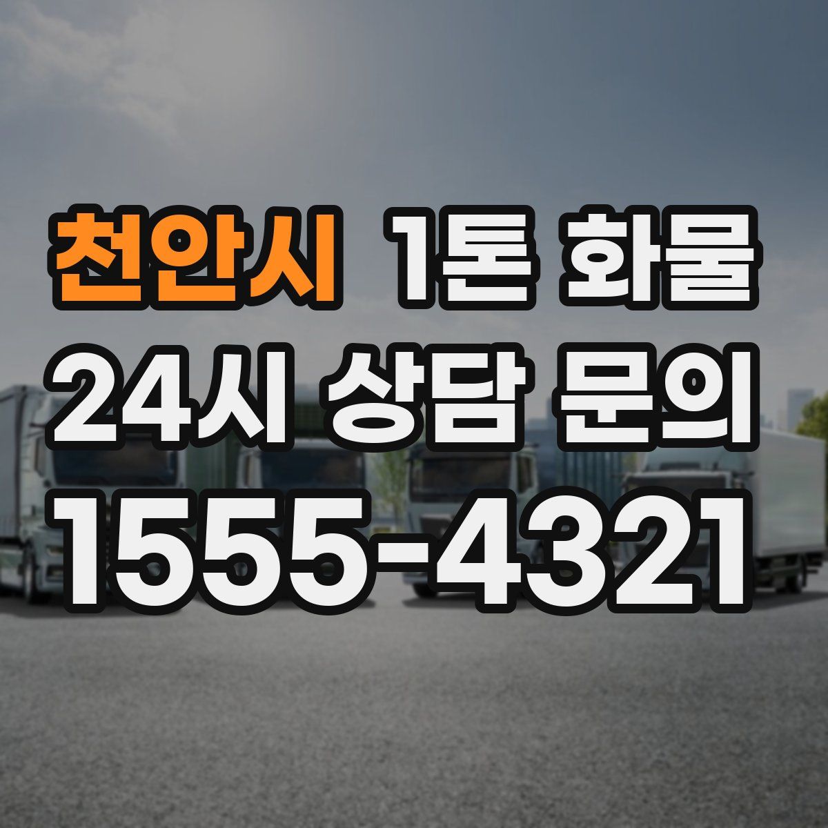 천안시 1톤 화물