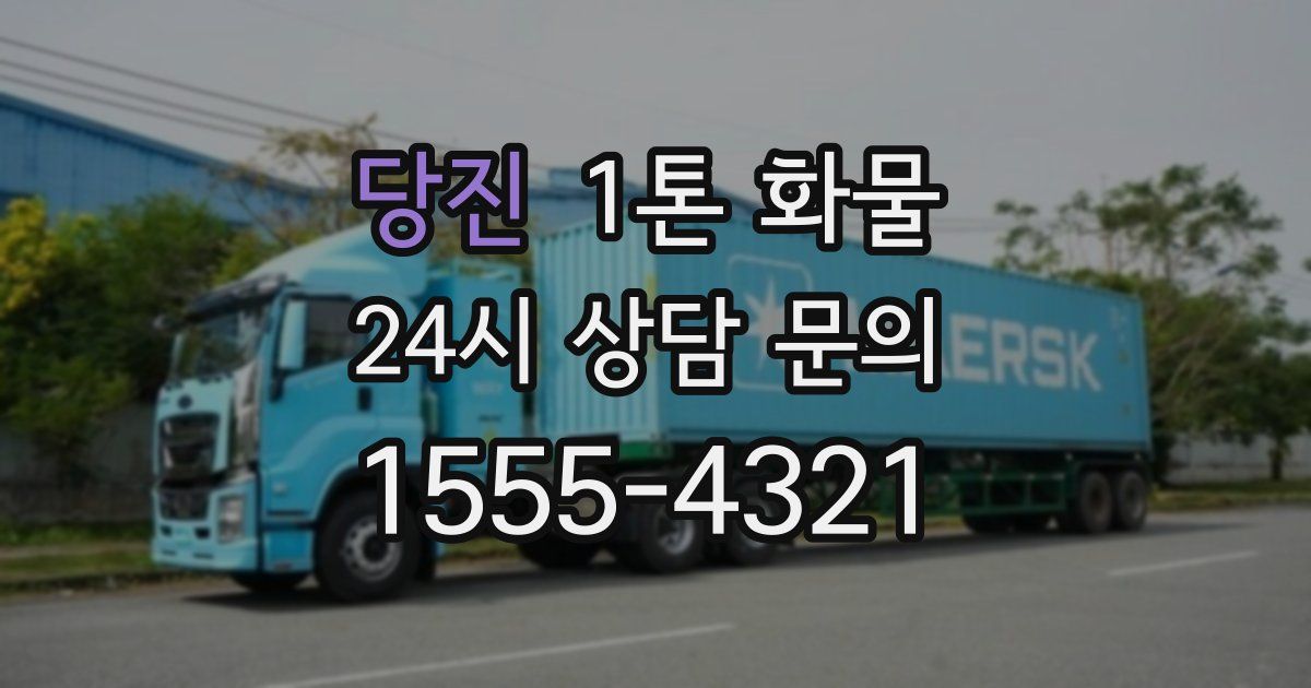 당진 1톤 화물