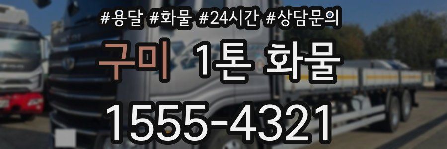 구미 1톤 화물
