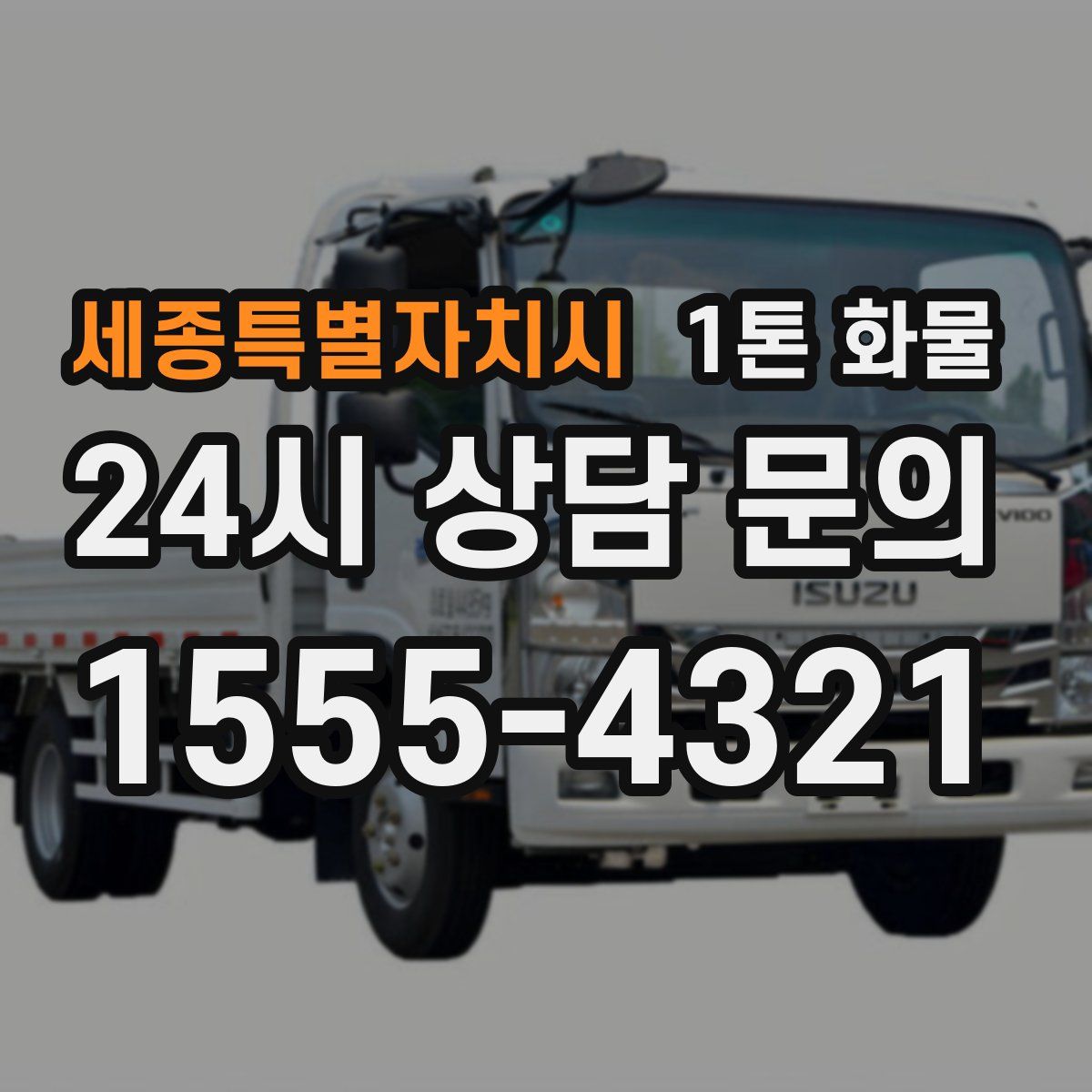 세종특별자치시 1톤 화물