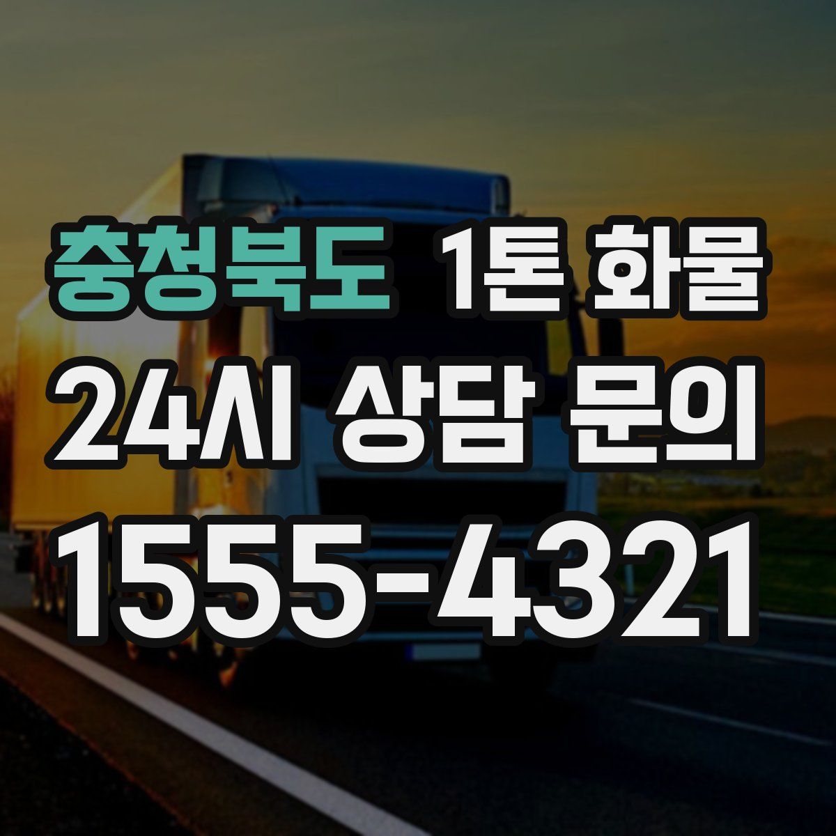충청북도 1톤 화물