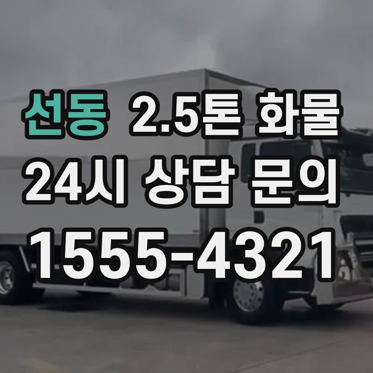 선동 2.5톤 화물