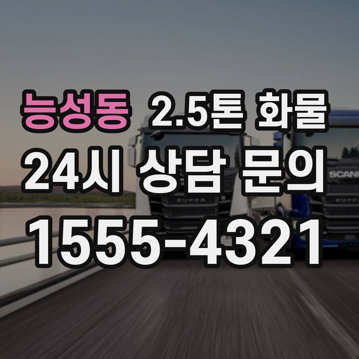 능성동 2.5톤 화물