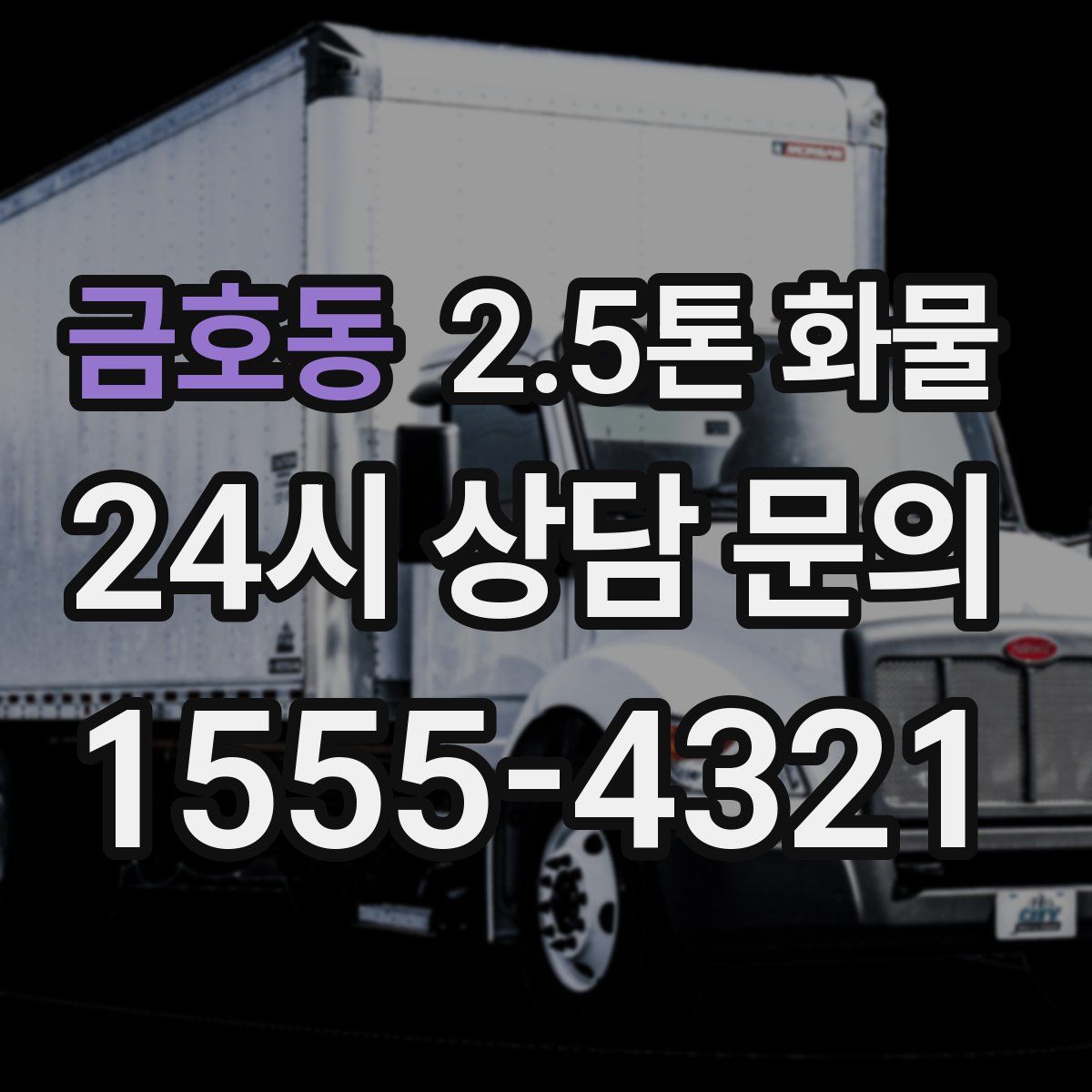 금호동 2.5톤 화물