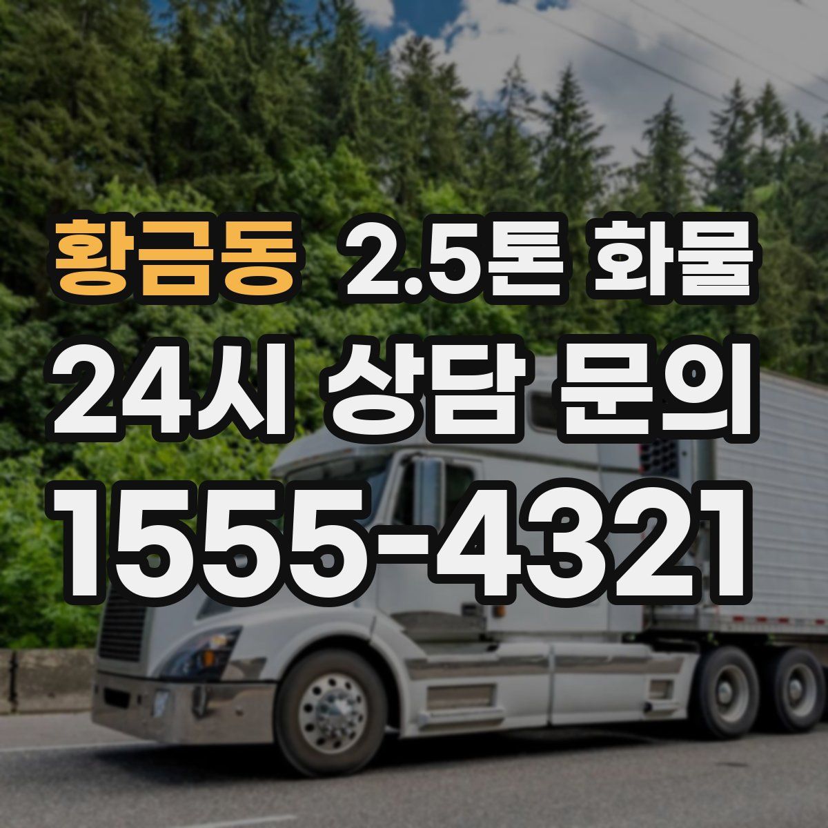 황금동 2.5톤 화물