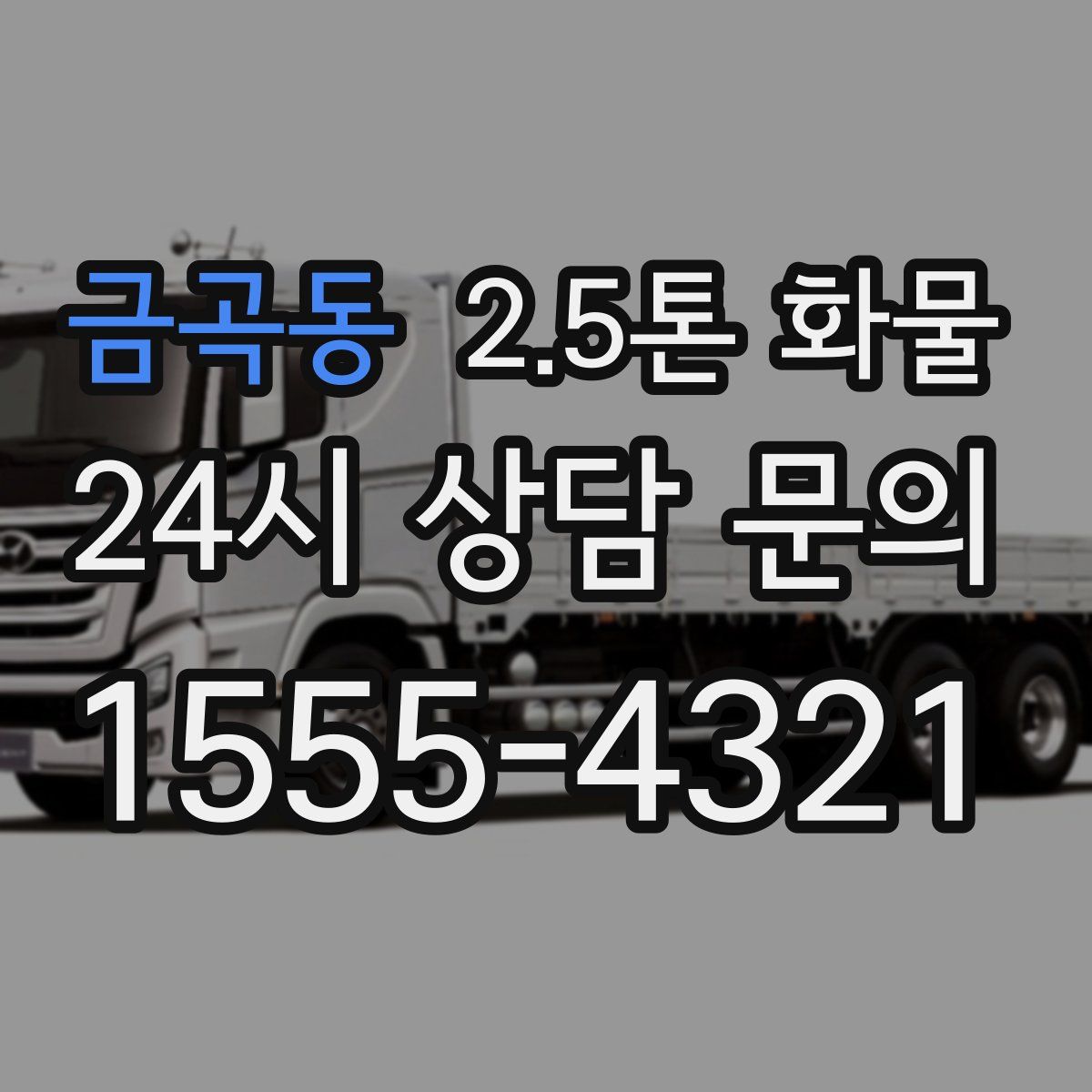 금곡동 2.5톤 화물