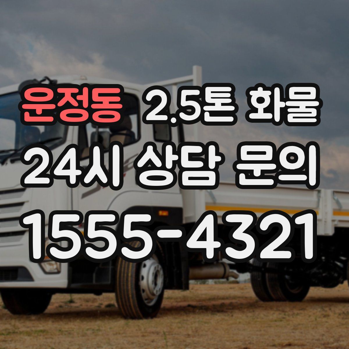 운정동 2.5톤 화물