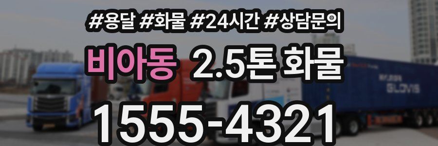 비아동 2.5톤 화물