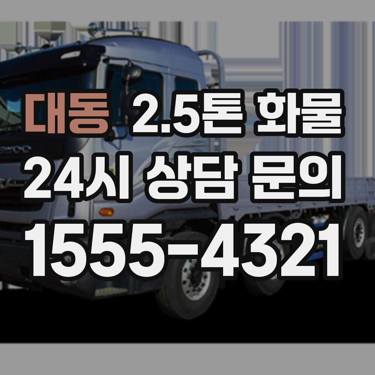 대동 2.5톤 화물