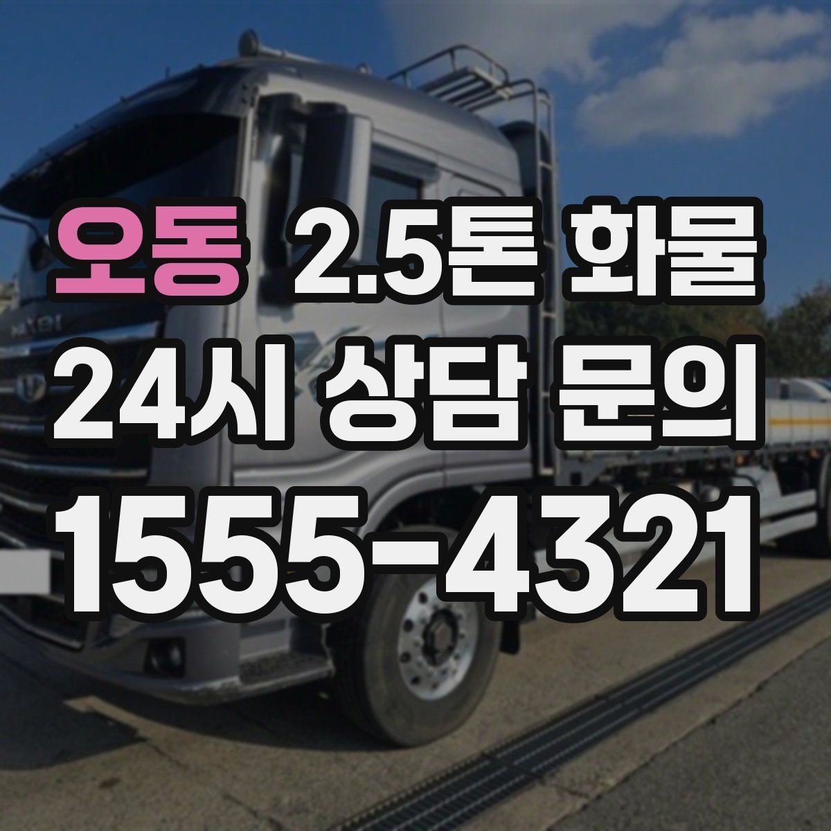 오동 2.5톤 화물