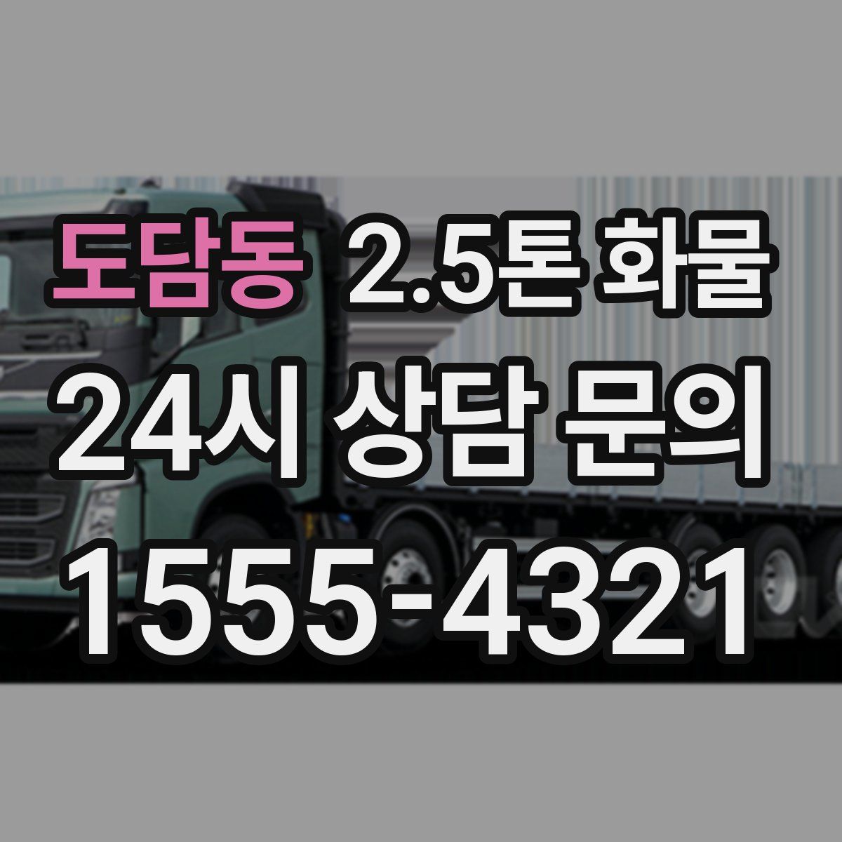 도담동 2.5톤 화물