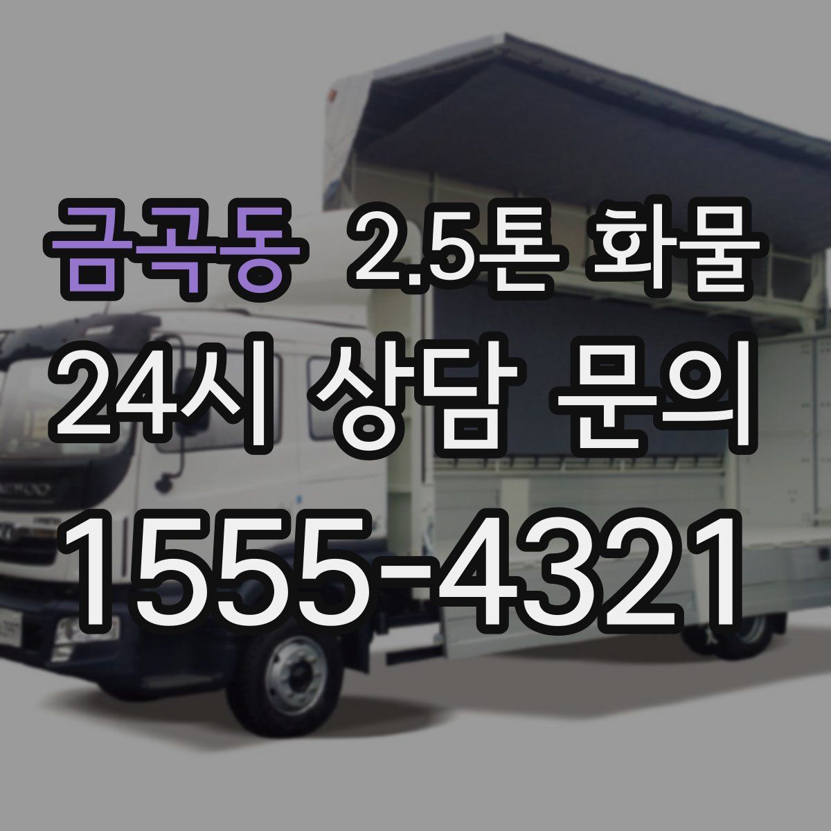 금곡동 2.5톤 화물