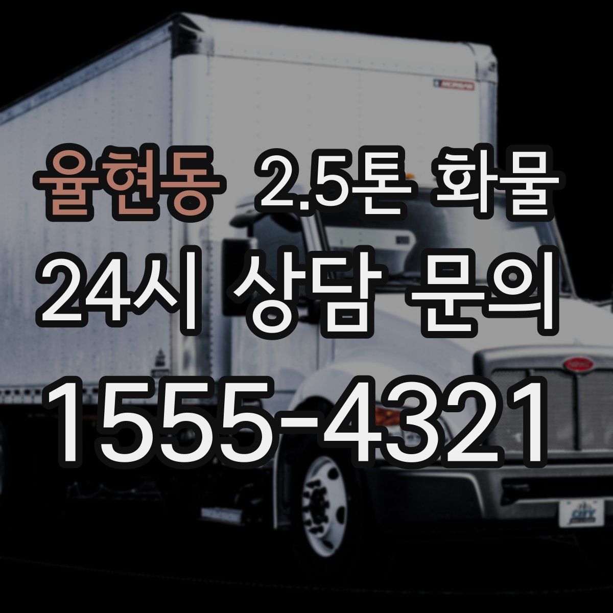 율현동 2.5톤 화물