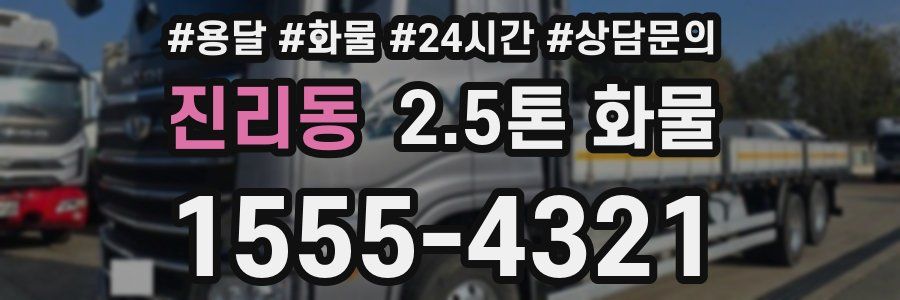 진리동 2.5톤 화물