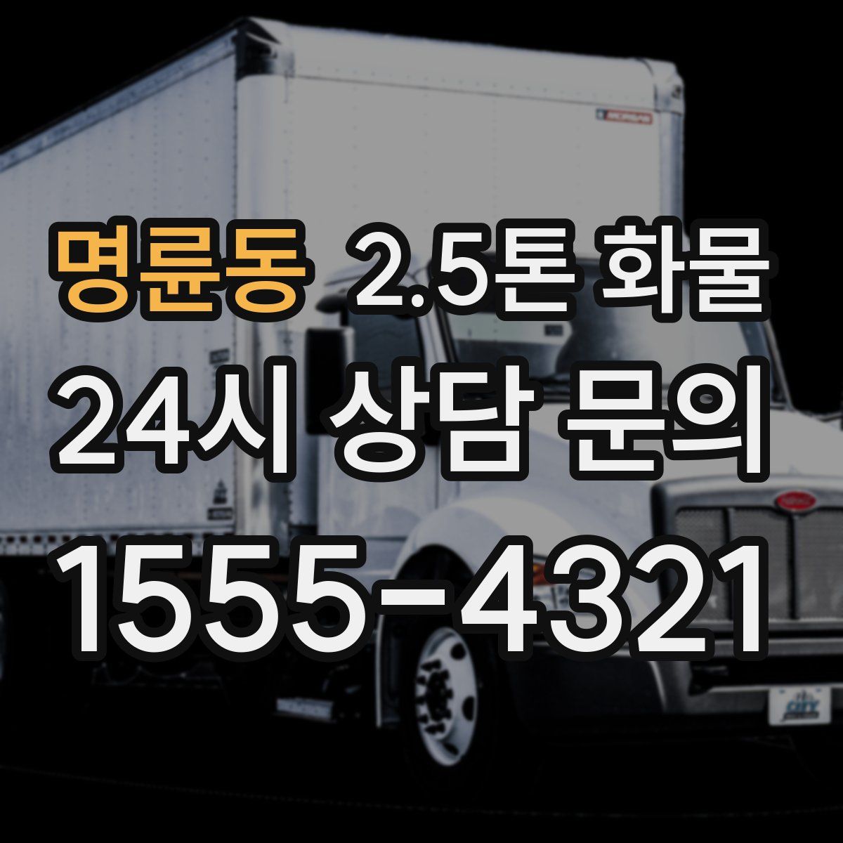 명륜동 2.5톤 화물