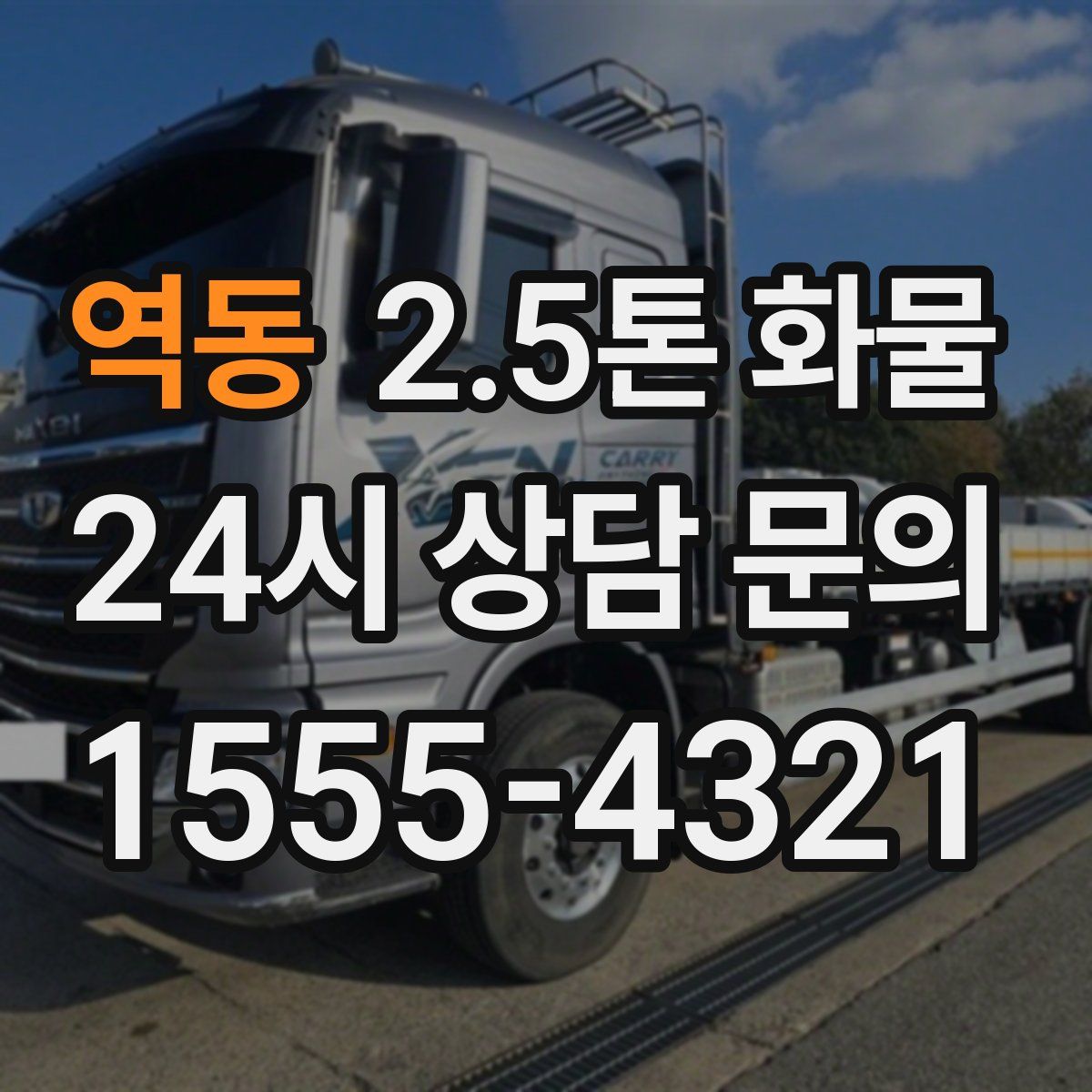역동 2.5톤 화물