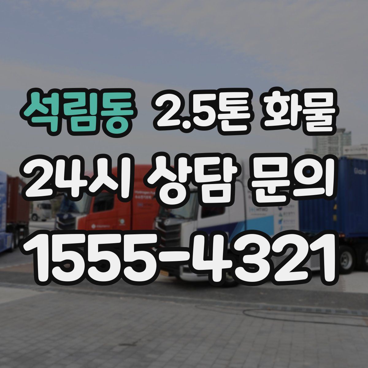 석림동 2.5톤 화물