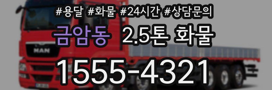 금암동 2.5톤 화물