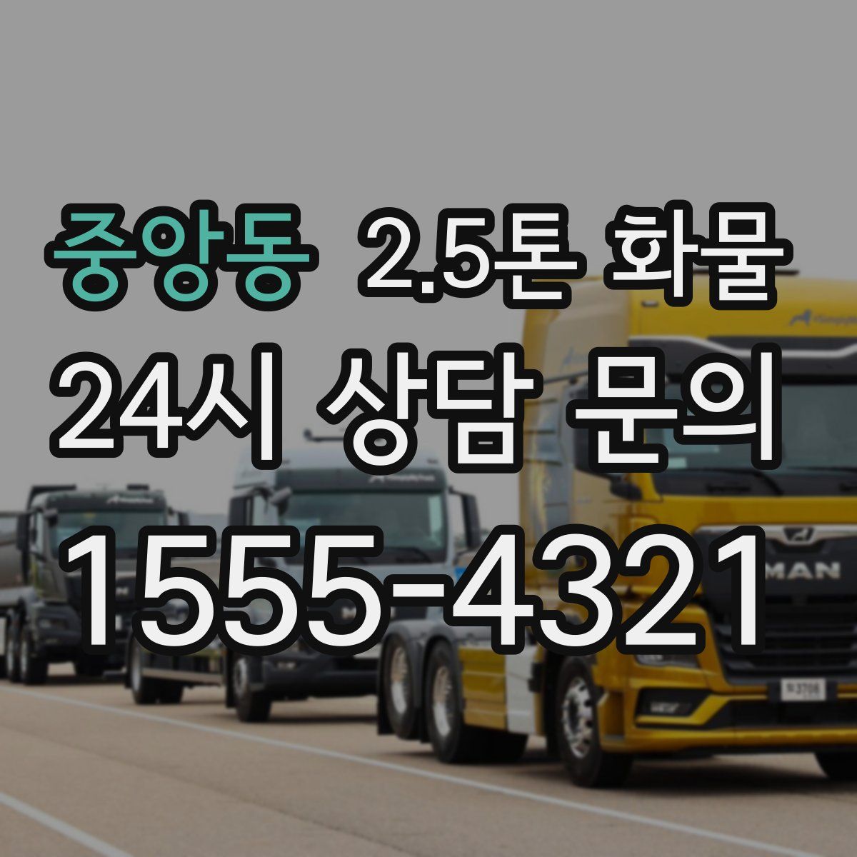 중앙동 2.5톤 화물