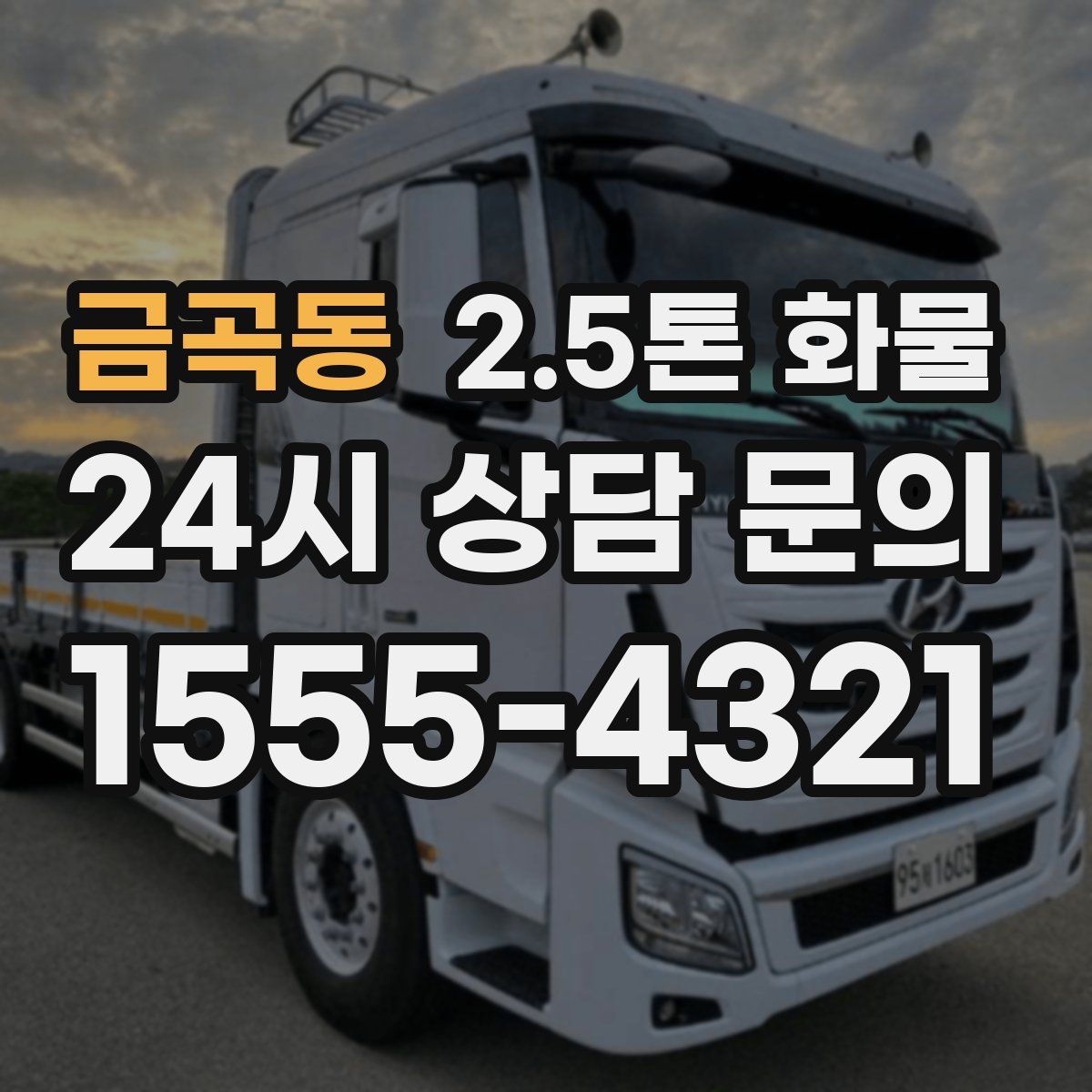 금곡동 2.5톤 화물