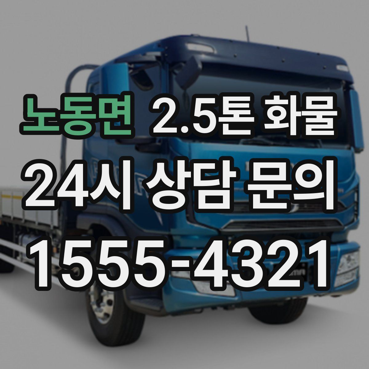 노동면 2.5톤 화물