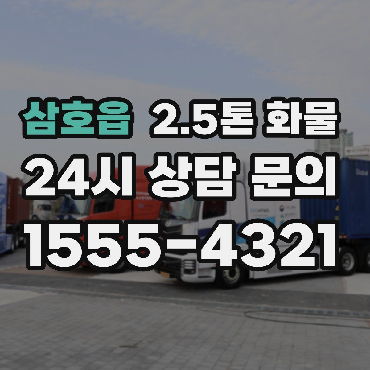 삼호읍 2.5톤 화물