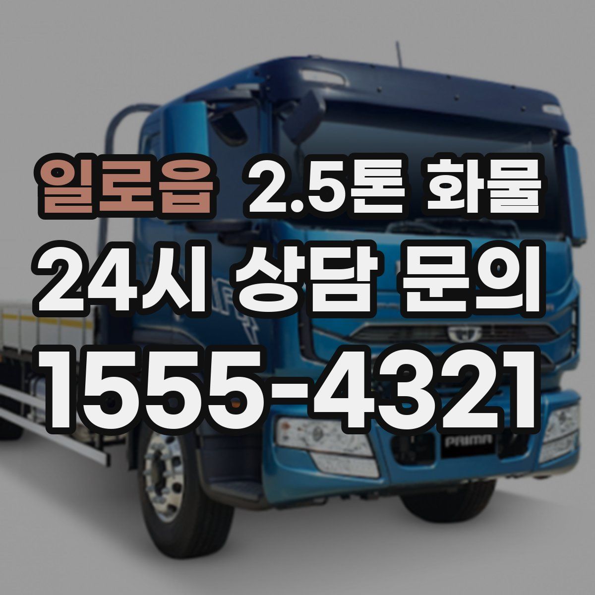 일로읍 2.5톤 화물